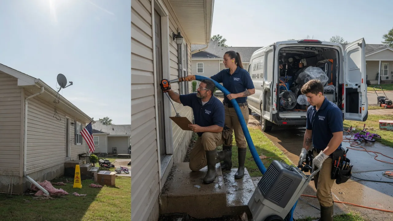 Ceiling Water Damage Restoration in Carlsbad, NM near me
